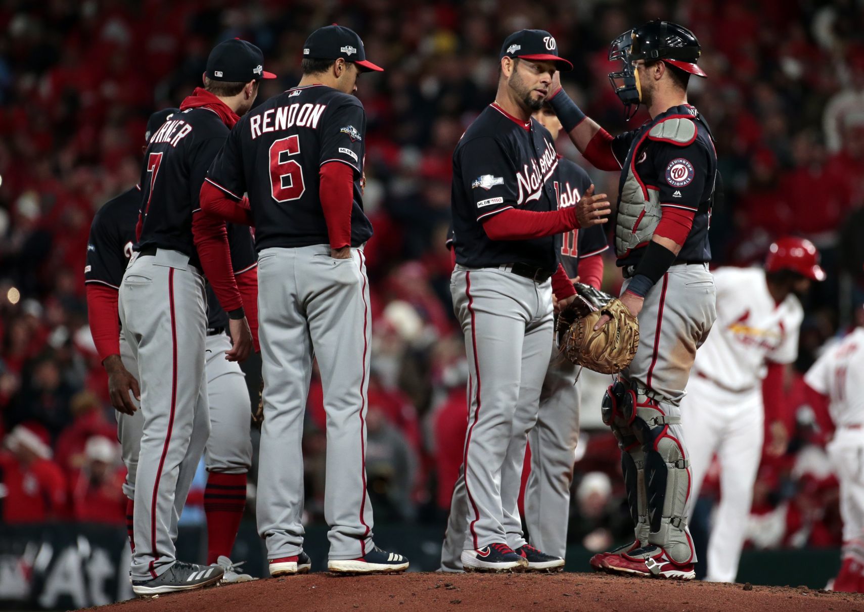 Nationals take Game 1 of the NLCS with a 2-0 victory over the Cardinals